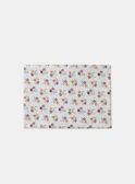 Snood écru imprimé fleur MABRIGITTE / 25E4BF71SNO001