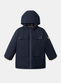 Parka 3 en 1 bleu foncé Garçon NINCARAGE / 25H3PGE2PARC214
