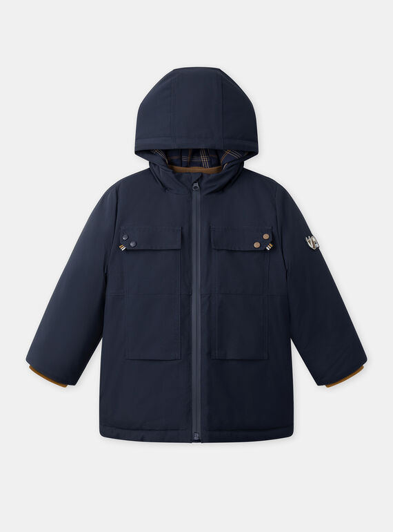 Parka 3 en 1 bleu foncé Garçon NINCARAGE / 25H3PGE2PARC214
