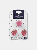 Mini pinces fraises et fleur MEMOETTE / 25E4PFM6BRT301