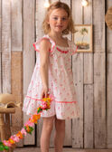 Robe blanche imprimé Palmier ZYPANETTE / 21E2PFU2ROB000