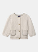 Cardigan en tubique MAIRENE / 25E1BF91CARA001