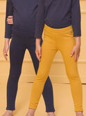 Lot de 2 leggings  jaune et marine LITABLETTE 2 / 24H2PFB2LG070