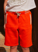 Bermuda orange avec poches KLEPLAGE / 24E3PGO1BER400