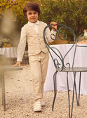 Gilet de costume beige MREGILAGE 2 / 25E3PGL1GSMA016