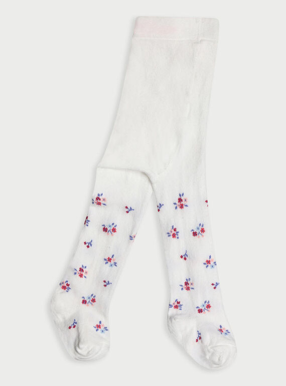 Collant écru à motifs RABANA / 19E4BF21COL001