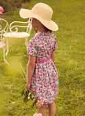 Robe chemise imprimé fleuri avec ceinture Fille NACHEMETTE / 25H2PFJ1ROB002