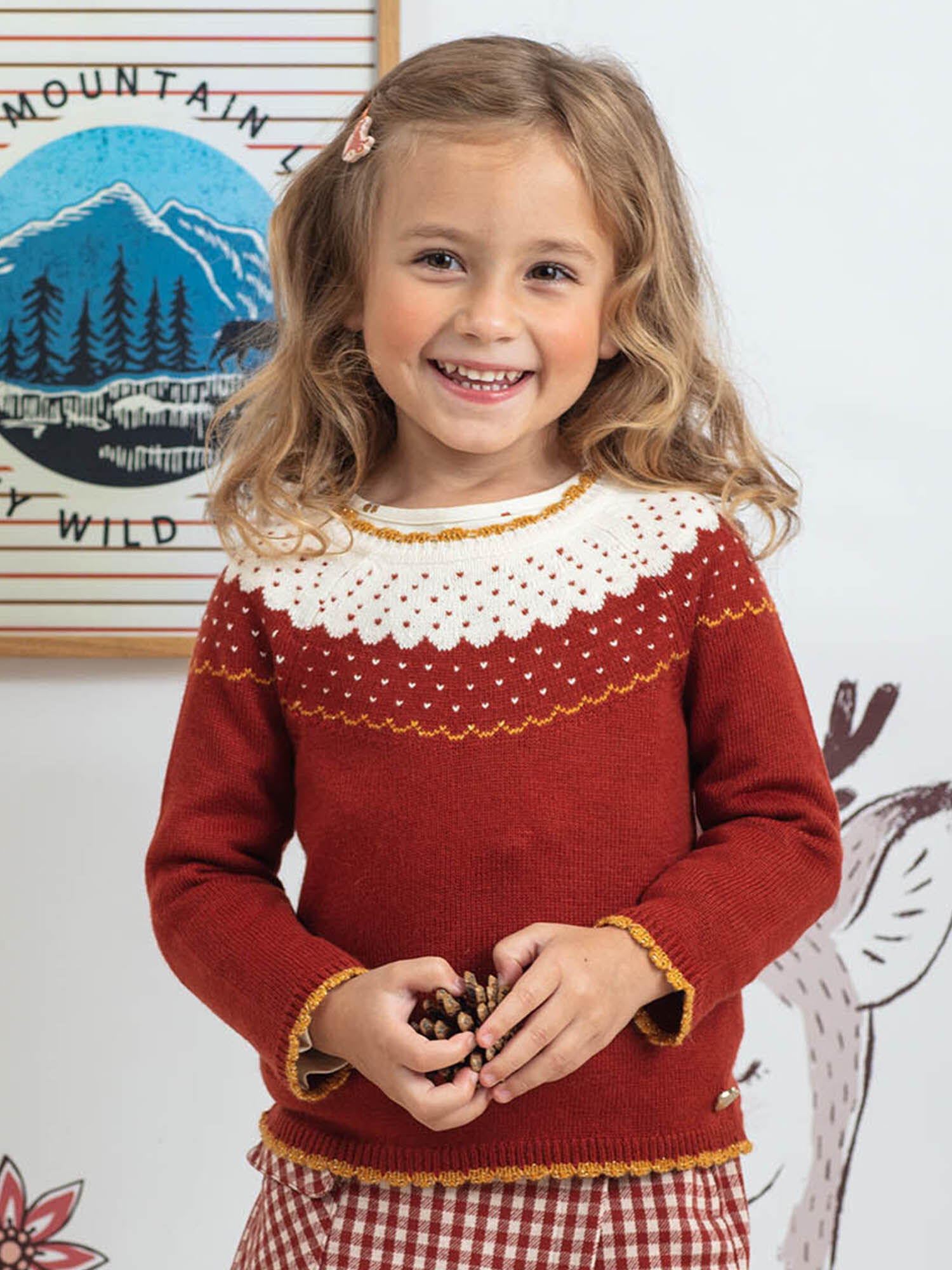 Pull noel enfant on sale fille