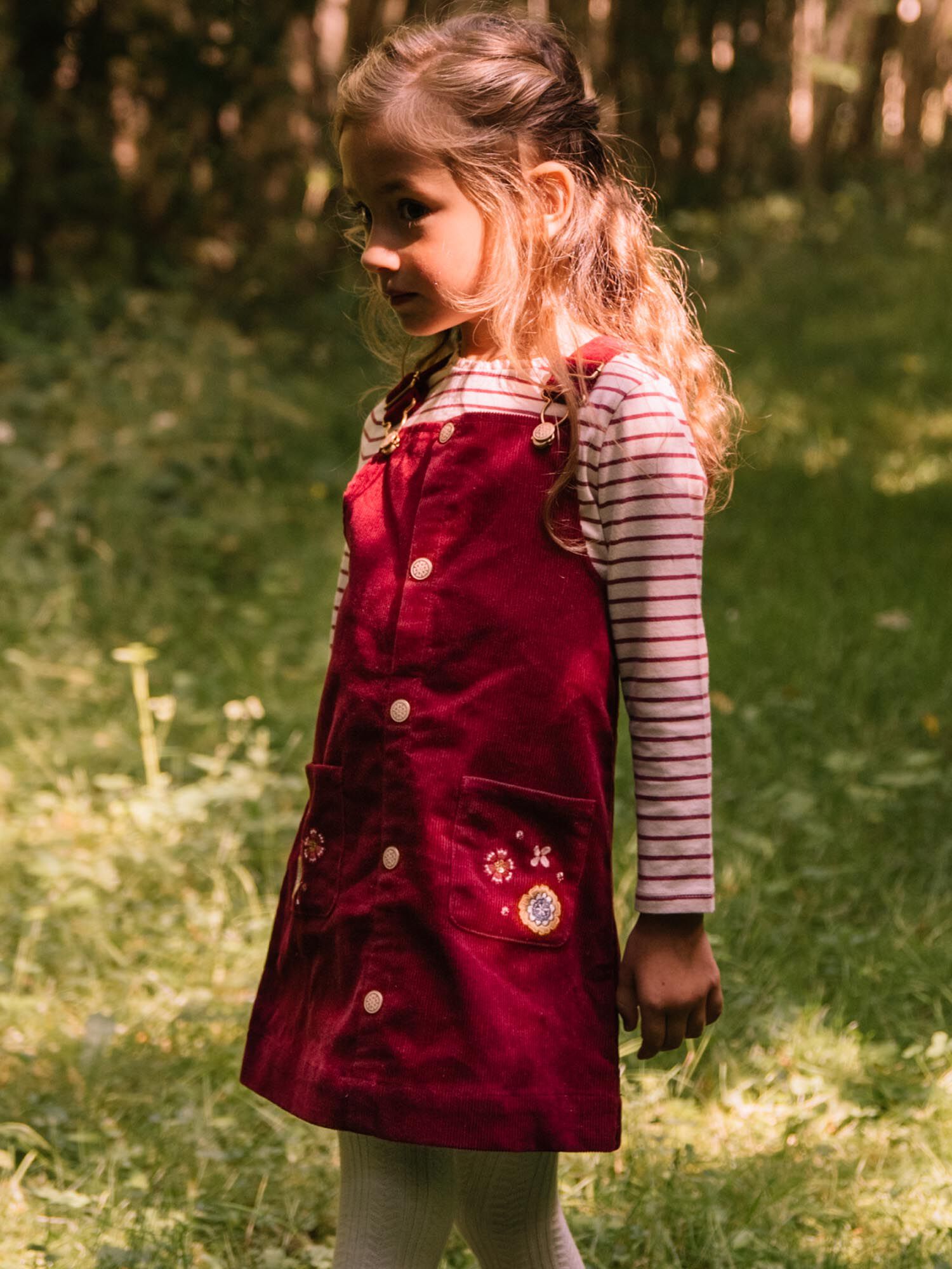 Robe chasuble velours 2025 cotele