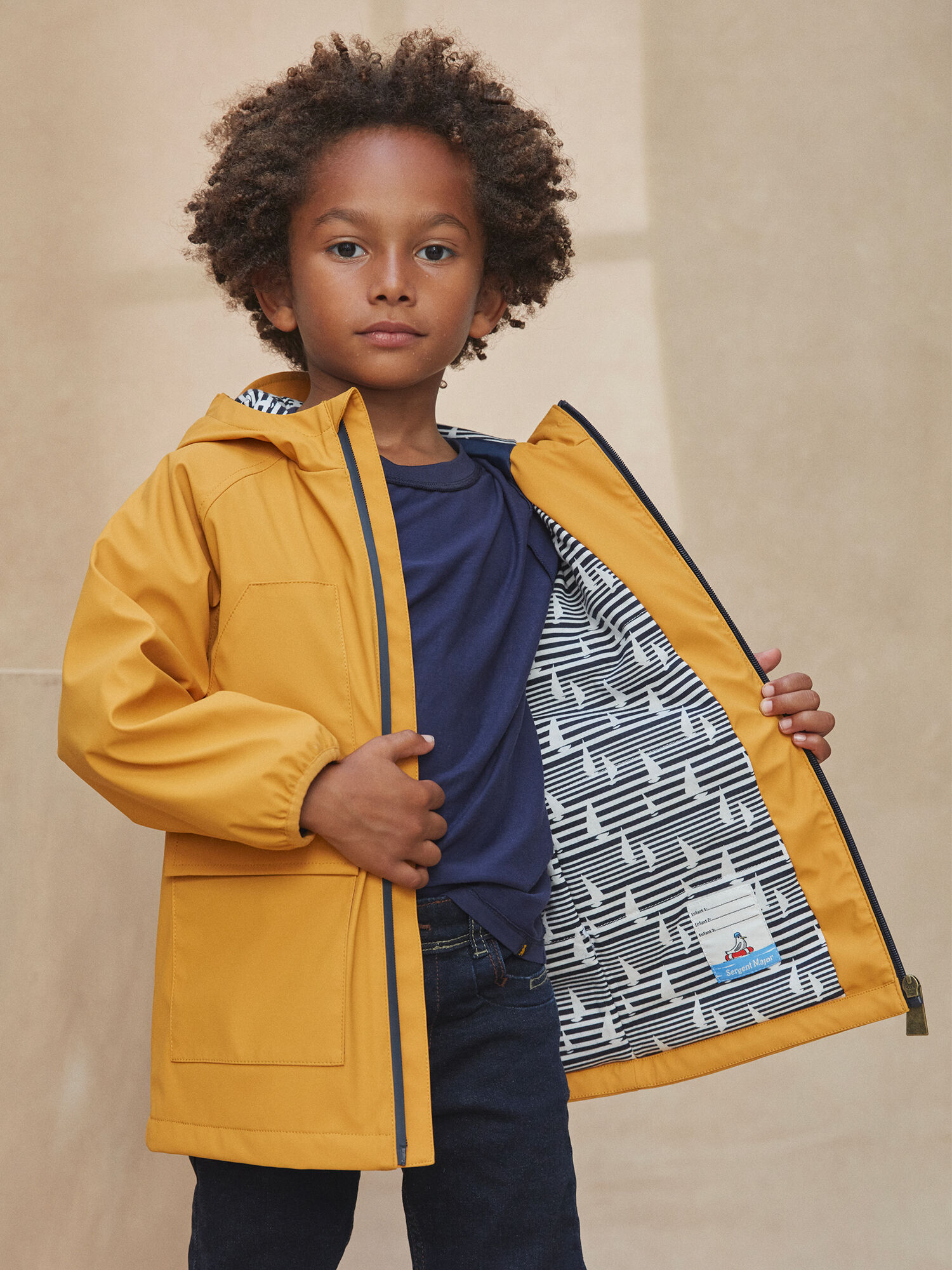 Manteau 2025 garcon jaune