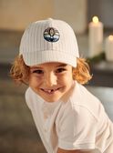 Casquette à rayures beige et bleu FRECASAGE / 23E4PGI2CHA000
