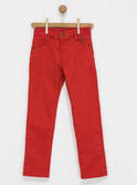 Pantalon rouge NIBOIFAGE / 18E3PGI1PAN511