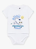 T-shirt-body blanc à manches courtes LABILLY / 24H1BGI2BOD000