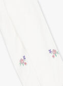 Collant ivoire à fleurs FAFIA / 23E4BFI1COL005