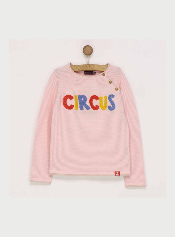 Pull rose RAFISSETTE / 19E2PFC1PULD300