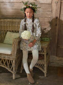Robe fleurie en velours LAROZETTE / 24H2PFS1ROBA002