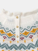 Pull  en jacquard écru LYPULETTE / 24H2PFO1PUL632