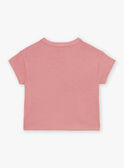 T-shirt rose vintage avec animaux FAGABRIEL / 23E1BGD2TMCD332