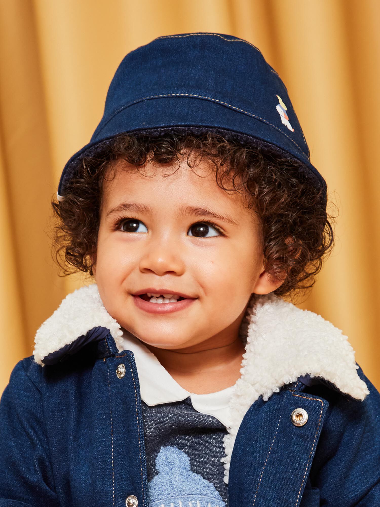 Reversible denim bob