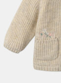 Veste à capuche en tricot  fourré MIMATHILDE / 25E1BF31VESA011