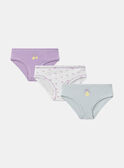 Lot de 3 culottes Etoile en jersey MLITRETTE / 25E5PF42SLR202