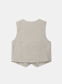 Gilet de costume beige MREGILAGE 2 / 25E3PGL1GSMA016