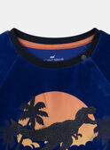 Pyjama Dino velours MUIVELAGE / 25E5PGE6PYJC209