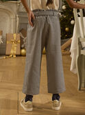 Pantalon  à motifs pied de poule LEIPANTETTE / 24H2PFT1PANC243