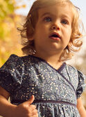 Robe cache-coeur fleuri MAFLORENCE / 25E1BFL1ROB070
