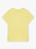 Tee Shirt Manches Courtes Jaune CAZOTAGE1 / 22E3PGF3TMCB104