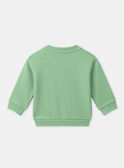 Sweat-shirt vert Bébé Garçon NABARTH / 25H1BGJ1SWE605