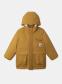Parka 3 en 1 jaune Garçon NINODAGE / 25H3PGE3PARI821