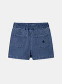 Jupe-short en jean bleu mi-plissée Fille NOSKORETTE / 25H2PFP1JPSP269