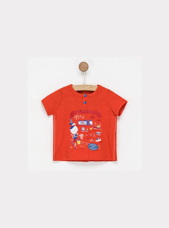 Tee shirt manches courtes rouge NAISIDOR / 18E1BGG2TMCF505