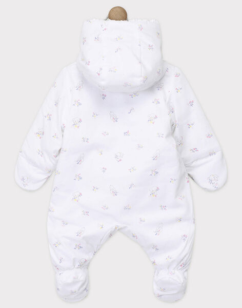 Combinaison Pilote Imprimee Fleurs Ecru Bebe Fille Les Jours Fleuris Naissance Sergentmajor