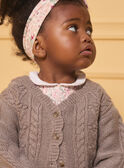 Cardigan tressé fantaisie LANADIA / 24H1BFQ1CAR940