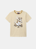 Tee Shirt Manches Courtes Jaune KOBALLAGE / 24E3PGD3TMCB103