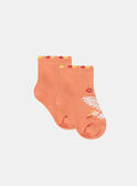 Chaussettes Basses Orange KLOSOZETTE / 24E4PFS1SOBE405