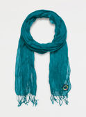 Foulard turquoise NUVIMETTE / 18E4PFS1FOUC215