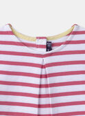 Robe marinière rose MLAMIETTE / 25E2PFK1ROB001
