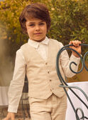 Gilet de costume beige MREGILAGE 2 / 25E3PGL1GSMA016
