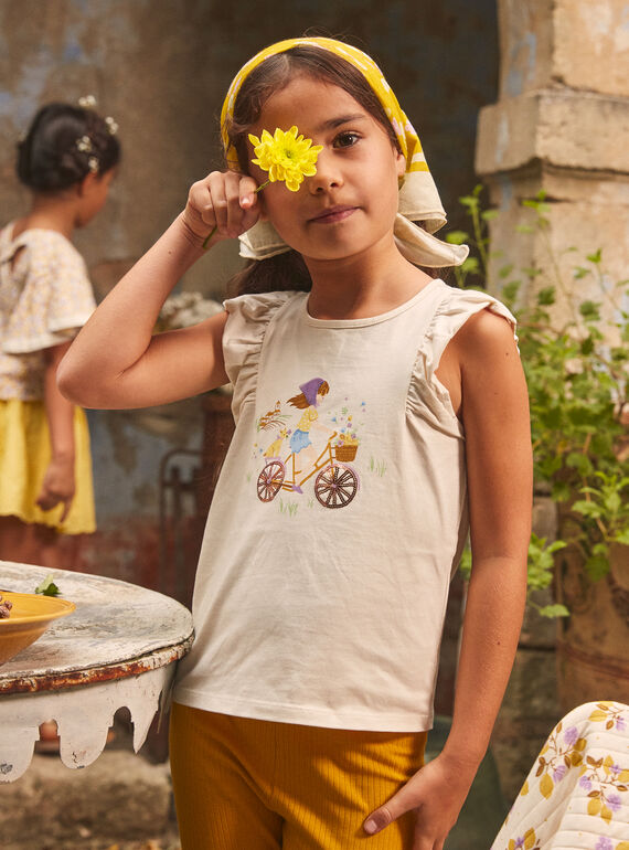 Tee Shirt Manches Courtes Beige KOKETTE / 24E2PFD2TMC808