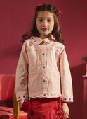 Veste en jean rose MOJACKETTE / 25E2PFJ1VESD317