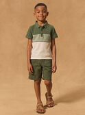 Polo Colorblock Vert MIPOLAGE / 25E3PG91POL604