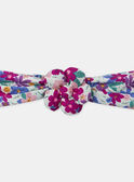 Bandeau cheveux imprimé fleuri Bébé Fille NAAUDREY / 25H4BFJ1BAN002