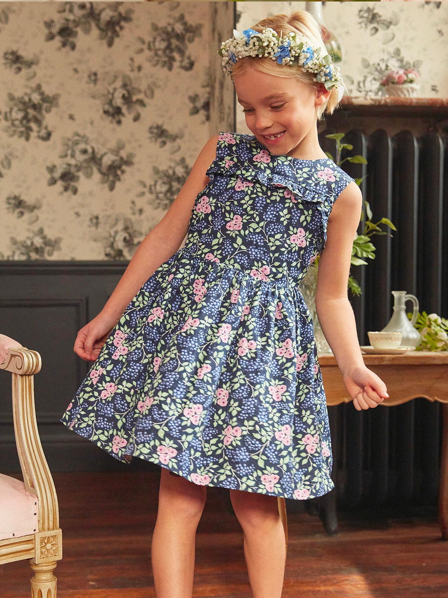 Robe bleu marine enfant cheap