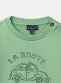 Sweat-shirt vert Bébé Garçon NABARTH / 25H1BGJ1SWE605