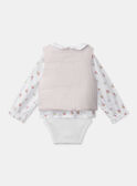 Ensemble de jour pantalon+ body blouse+ gilet sans manche MONICA / 25E0CF21ENS000