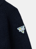 Gilet en maille bleu marine LALOSTAGE / 24H3PGS1GIL070