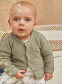 Gilet bébé en laine et coton  KOOP / 24E0CG11CARG610